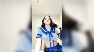 泰國網紅大奶甜妹【pimnalin】日常自拍+Onlyfans啪啪福利 1