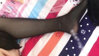 美女與粗屌男友啪啪自拍影片