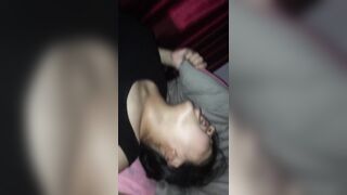 可愛清純短髮美女胸部很大 口交顏射 貴在真實