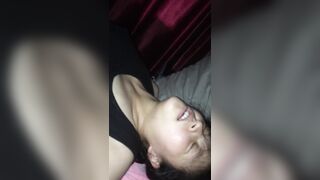 可愛清純短髮美女胸部很大 口交顏射 貴在真實