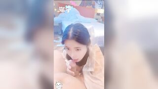 高顏值美女對雞巴愛不釋手 極致口交 -03