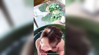 台灣Ash艾希(Ash_4U)泡溫泉也少不了要打炮雙重享受陽光灑下來好棒